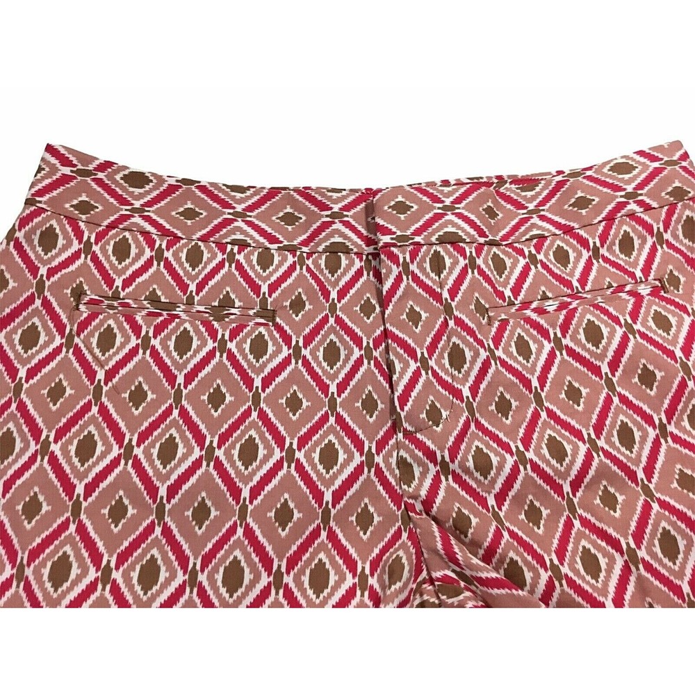 Gap Women's Size 00 Shorts Cotton Tribal Aztec Print Pink/Brown 3.5” Inseam - Picture 3 of 7
